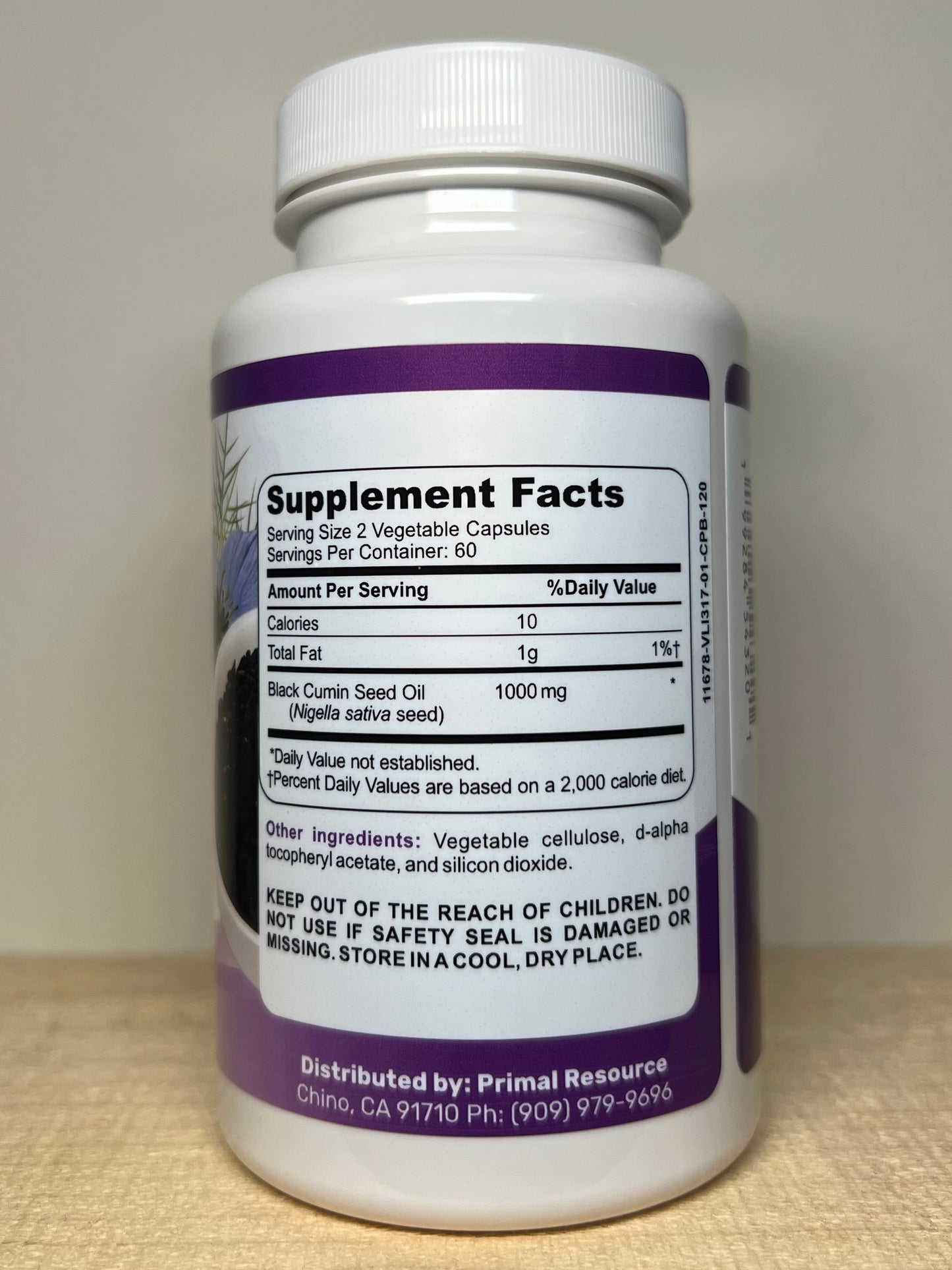 Primal Resource Black Seed Oil Capsules – 1000mg Cold-Pressed Nigella Sativa – Immune, Joint & Digestive Support – Rich in Thymoquinone – Non-GMO, Gluten-Free, Made in USA - 2 months supply