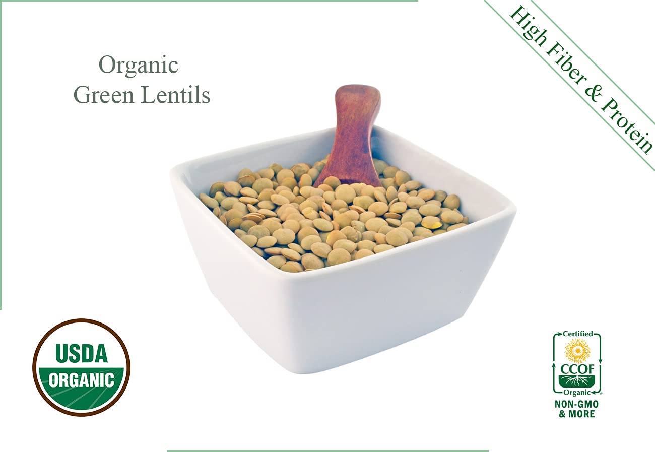 Organic Green Lentils
