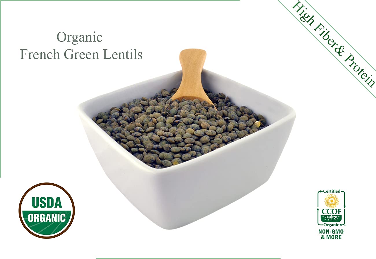 Organic French Green Lentils