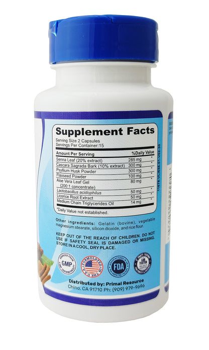 15 Day Cleanse & Detox for Adults – Supports Digestive Health, Regularity & Gut Cleanse –Herbal Formula with Probiotics