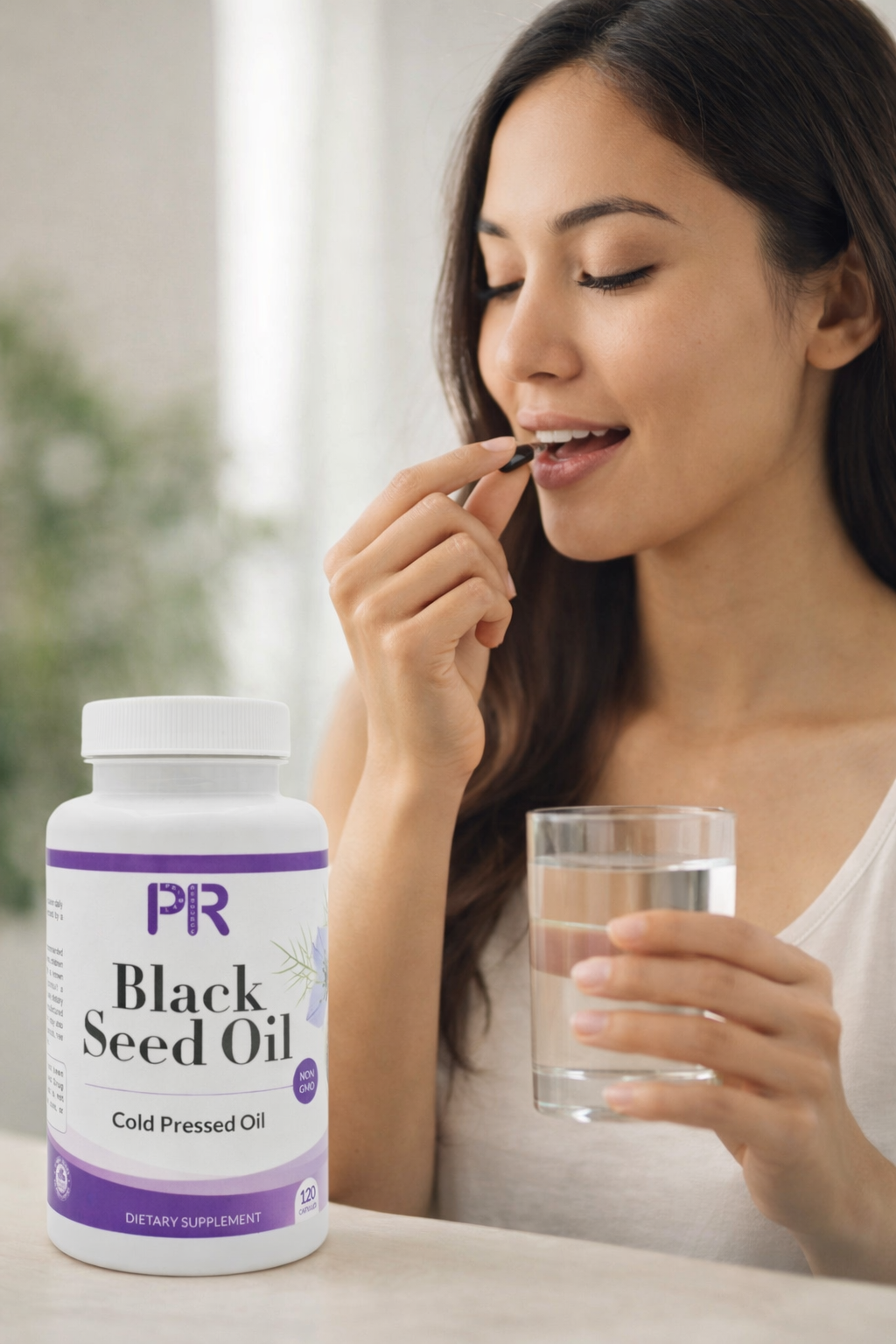 Primal Resource Black Seed Oil Capsules – 1000mg Cold-Pressed Nigella Sativa – Immune, Joint & Digestive Support – Rich in Thymoquinone – Non-GMO, Gluten-Free, Made in USA - 2 months supply