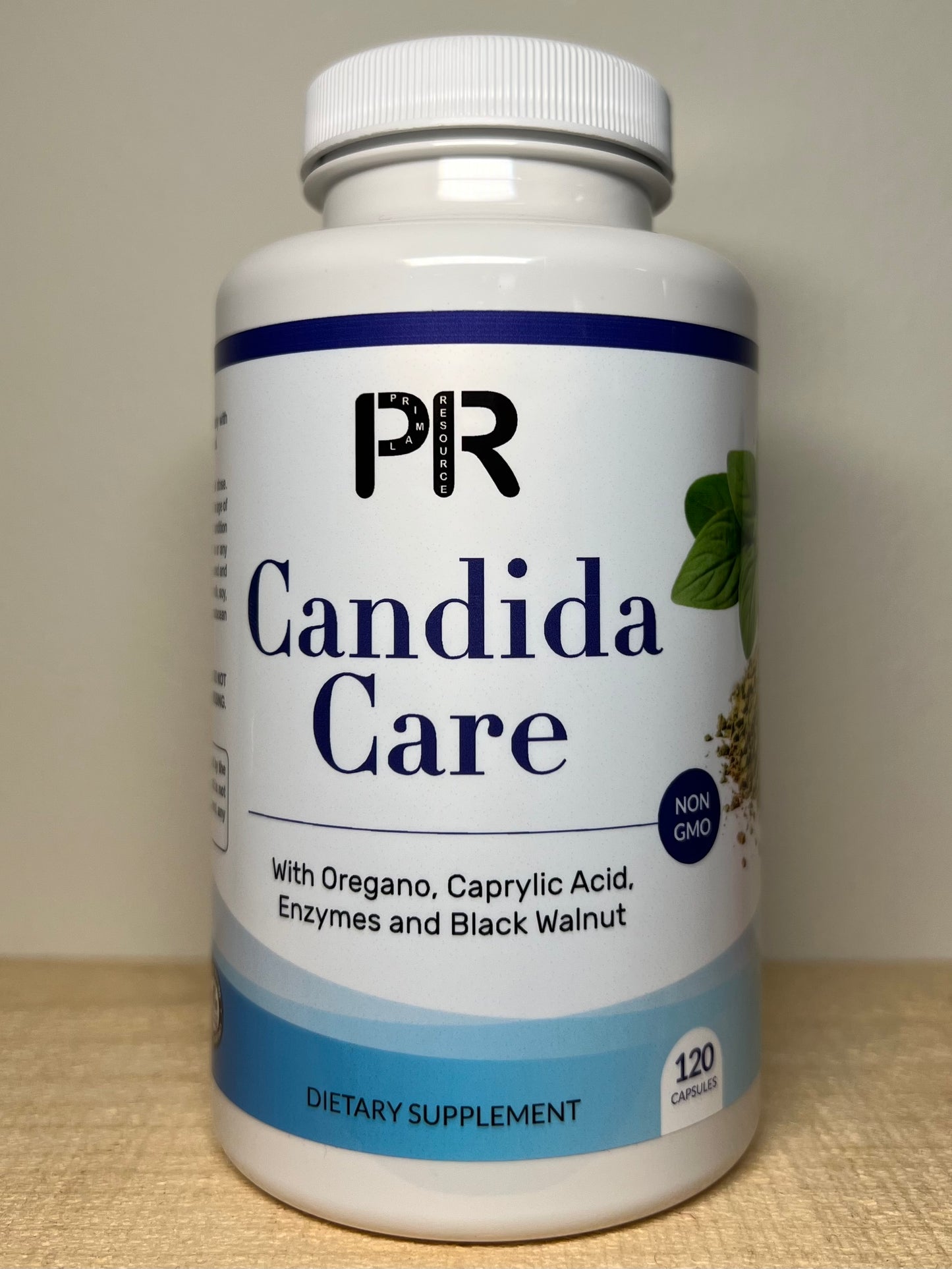 Primal Resource Candida Care Supplement for Women & Men – Yeast & Gut Cleanse Support with Caprylic Acid, Oregano, Anise seeds, Pro