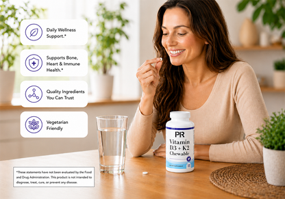 Vitamin D3 K2  – High Potency Bone, Heart & Immune Support – Non-GMO 60 day supply