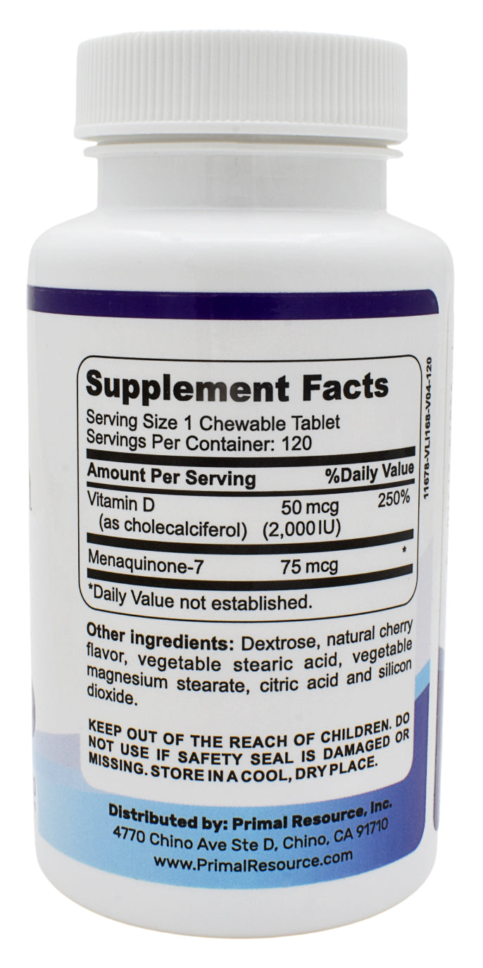 Vitamin D3 K2  – High Potency Bone, Heart & Immune Support – Non-GMO 60 day supply