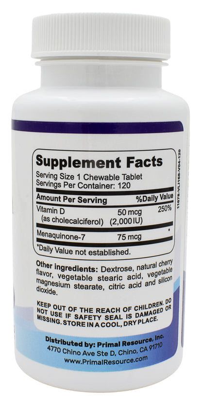 Vitamin D3 K2  – High Potency Bone, Heart & Immune Support – Non-GMO 60 day supply