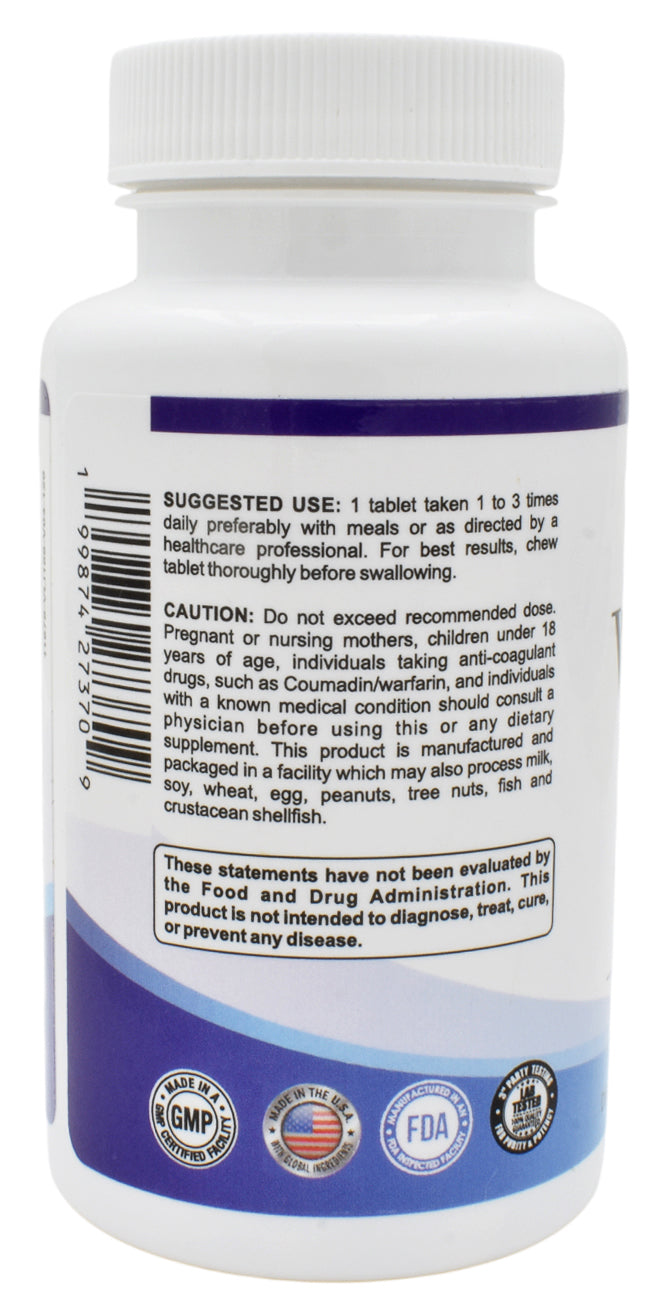 Vitamin D3 K2  – High Potency Bone, Heart & Immune Support – Non-GMO 60 day supply