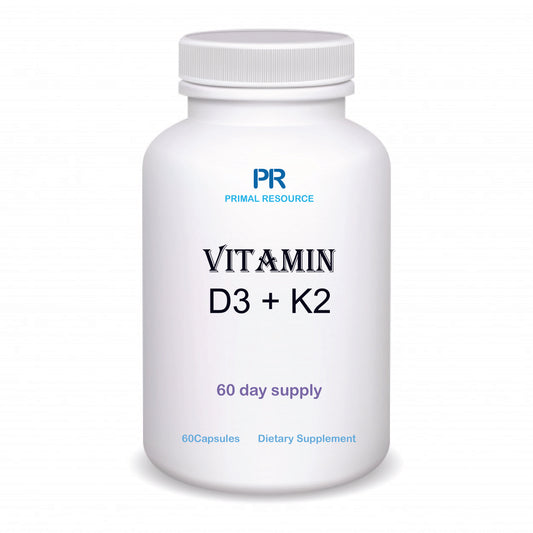 Vitamin D3 K2  – High Potency Bone, Heart & Immune Support – Non-GMO 60 day supply