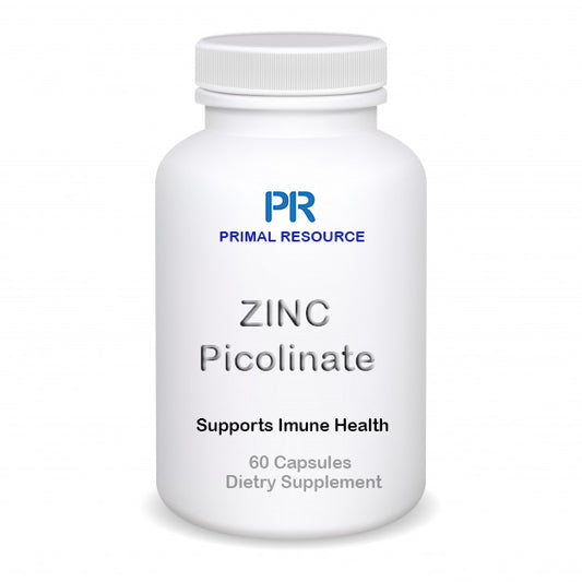 High Absorption Zinc Picolinate Immune Support, Skin Health, Energy & Metabolism – Non-GMO, Gluten-Free, 60 day supply.