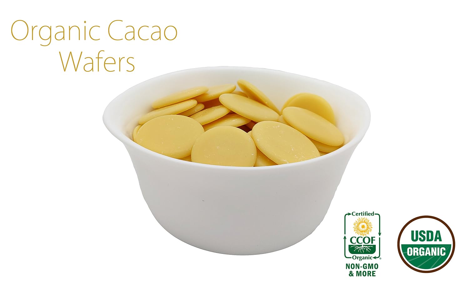 Organic Cacao Butter Wafers